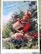 A Little Cute Girl Watering Flowers From A Watering Can USSR Postcard 1965 - Scenes & Landscapes