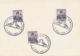 Österreich - 1936 - 2x Special Cancel - Esperanto Weltcongress & Hochzeitfest - Brieven En Documenten