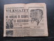 VP BELGIQUE (M1902) VOLKSGAZET (2 VUES) Dinsdag 08 Mei 1945 - Overwinningsnummer - Andere & Zonder Classificatie