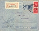 1946 , PORTUGAL - FUNCHAL , CERTIFICADO A HERISAU , TRÁNSITO DE LISBOA , LLEGADA - Funchal