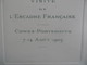 Marine De Guerre - Carte Commémorative Visite De L' Escadre Française COWES - PORTSMOUTH  7 14 Aout 1905- Stren Paris - Historical Documents