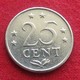 Netherlands Antilles 25 Cents 1980 KM# 11  Antillen Antilhas Antille Antillas - Nederlandse Antillen