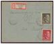 GG WKII (007478) Brief MIF, Gelaufen Mit Tagesstempel Und Landpoststempel Und Landposteinschreibezettel, Am 3.3.1944 - Besetzungen 1938-45