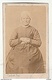 PHOTO CDV 19 EME FEMME COIFFE TYPE REGIONAL    Cabinet COUDRET  A PARIS - Old (before 1900)