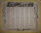VAUCLUSE - CALENDRIER DE 1837- RECTO VERSO - AVEC CARTE VAUCLUSE - COINS ARRONDIS - FORMAT 295x240 - Grand Format : ...-1900