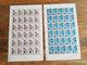 Delcampe - Lot Feuilles Complètes De Timbres Belgique - Année 1977 - Non Classés