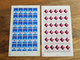 Delcampe - Lot Feuilles Complètes De Timbres Belgique - Année 1977 - Non Classés