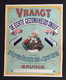 1893 RARE Affiche Tabac à Priser BRUGSCHE SNUIF Bruges Brugge Cigare Tabak Litho Donnez à Bruxelles - Affiches