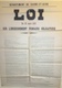 Enseignement Primaire- Loi Du 28 Mars 1882 - Saone Et Loire -Jules FERRY -  - Macon Typographie - 57 Cm X 77 Cm - Plakate