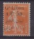 GRAND LIBAN : N° 29 * . 1924/25 . - Neufs