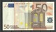 ESTONIA Estonie 50 EURO 2002 D-Serie Banknote RO51G1 - 50 Euro