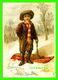 NEW YEAR - WISHING YOU A BRIGHT NEW YEAR !  -  REPRODUCTION OF AN ORIGINAL ANTIQUE POST CARD 1874 TO 1895 - - Nouvel An
