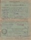 ***  Carte   Permis De Circulation Transport De Personnes Bordeaux 1933 - - Other & Unclassified