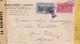 LETTRE. COVER.  1943. PANAMA BY AIR MAIL OVER US DOMESTICS ROUTES ONLY  TO FRANCE. DOUBLE CENSOR - Altri & Non Classificati