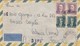 LETTRE. COVER.  1955. BRASIL. PAR AVION. REGISTERED APERIBE TO FRANCE - Sonstige & Ohne Zuordnung