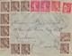 LETTRE. COVER. FRANCE. 1941. VERNOUX D'ARDECHE TO VALENCE. 14 STAMPS  /  2 - Sonstige & Ohne Zuordnung