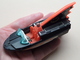 GLASTRON BATBOAT ( CORGI Toys - Made In Gt Britain ) ++ With TRAILER ++ ( Please See Photos ) Uncleaned *** BATMAN ! - Boats