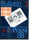 Bulletin PRAGA 88,lot 3 Bulletins Officiels De L'exposition Mondiale De Timbres Poste , Pages En Couleurs Sur Papier Pho - Other & Unclassified