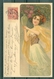 ILLUSTRATEUR - Jeune Femme Tenantun Vase De Fleurs, Style Art Nouveau. Editeur Messner & Buch N° 114 - 1900-1949