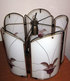 Delcampe - LAMPADARIO VINTAGE VETRO OTTONE PERFETTO - Lighting & Lampshades