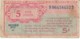 #M8 5-cent Military Payment Certificate MPC Series 471, 1947-1948 Money Currency - 1947-1948 - Series 471