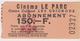 Delcampe - LIEGE, BELGIE  --  CINEMA LE PARC --  19 X  CINEMA  TICKET - Eintrittskarten