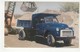 1952? GMC, Medium Duty Truck, 4 Wheeler,  Old Chrome Advertising Postcard, 50 Year Anniversary  Of GMC From 1902-1952 - Transporter & LKW