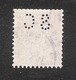 Perfin/perforé/lochung Switzerland No 105  TYPE II 1908-1933 - Hélvetie Assise Avec épée  SC - Gezähnt (perforiert)