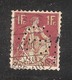 Perfin/perforé/lochung Switzerland No 105  TYPE II 1908-1933 - Hélvetie Assise Avec épée  CL - Perfins