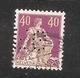 Perfin/perforé/lochung Switzerland No 102 TYPE II 1908-1933 - Hélvetie Assise Avec épée  F.G  Gondrand Frères - Gezähnt (perforiert)