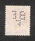 Perfin/perforé/lochung Switzerland No 102 TYPE II 1908-1933 - Hélvetie Assise Avec épée  BE F - Gezähnt (perforiert)