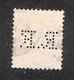 Perfin/perforé/lochung Switzerland No 102 TYPE II 1908-1933 - Hélvetie Assise Avec épée R.F.  Randon Friederich SA - Perforés