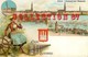 ☺♥♥ PUBLICITE CACAO CHOCOLAT SUCHARD - HAMBURG DOCKS - PORT De HAMBOURG - CARTE PUBLICITAIRE LITHOGRAPHIEE RARE - Publicidad