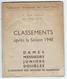 Fédération Française De Lawn-Tennis, Classement Après La Saison 1948 - 40 Pages (nombreux Renseignements) - Historische Dokumente