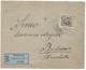 # 9269 Serbia, Belgrade Firm Cover Registered Mailed To Bjelovar 1919: King Peter I. - Serbia