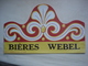 BIERE WEBEL Chapeau Publicitaire Brasserie WEBEL TOURS Indre Et Loire (37) Disparue Aujourd'hui - Autres & Non Classés