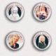 140 X Dolly Parton Music Fan ART BADGE BUTTON PIN SET 1- 4 (1inch/25mm Diameter) - Music