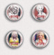 Delcampe - 140 X Dolly Parton Music Fan ART BADGE BUTTON PIN SET 1- 4 (1inch/25mm Diameter) - Music