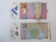 Lot Of 2 Macedonian Banknotes Polymer:10+50 Denari/Dinars 2018 - Macédoine Du Nord