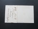 AD NDP 1869 Nr. 17 Teilbrief / Vorderseite Mit Stempel K1 Hamburg I.A. Nach Friedrichstadt Gesendet - Lettres & Documents