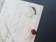 Delcampe - AD Thurn Und Taxis Nr. 47 Auf Halbem Brief Nummernstempel Und K1 Saalburg Taxe Mit Blauer Tinte! KW 300€ - Covers & Documents