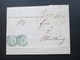 AD 1866 Thurn Und Taxis Nr. 51 Als Waagerechtes Paar Nummnerstempel 172 Und K1 Diez + 2 Weitere Stempel!! - Lettres & Documents