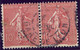 France - Semeuse N°129 - Perforé Tenant à Non-perforé - Rare - (F081) - 1903-60 Semeuse Lignée