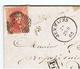 Zeldzaam En Mooi Document Van 1862 Voorzien Van Een Mooie Belgische Postzegel 12A ( Zie Scans) - 1849-1865 Medallones (Otros)