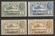 KUWAIT 1933 - 1934 AIR SET SG 31/34 MOUNTED MINT Cat £180 - Kuwait