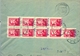 1951 , POLONIA , SOBRE CERTIFICADO CIRCULADO , POZNAN - KOSCIAN , FR. SOBRECARGA " GROSZY " - Briefe U. Dokumente