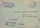 1951 , POLONIA , SOBRE CERTIFICADO CIRCULADO , POZNAN - KOSCIAN , FR. SOBRECARGA " GROSZY " - Cartas & Documentos