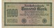 Billet De Banque  Germany ALLEMAGNE 1000 MARK 1922 - 1000 Mark