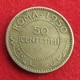 Somália 50 Centesimi 1950 KM# 4 Silver Somalie - Somalie