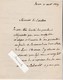 Courrier Au Général Sénateur / 1869 /Autographe Henri, Cardinal Archevêque Rouen / Promotion Commandant Légion Honneur - Avant 1871